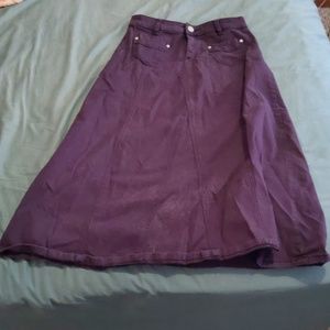 RARE love me purple skirt